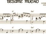 BESAME MUCHO – Dm – Slow – Cuban piano